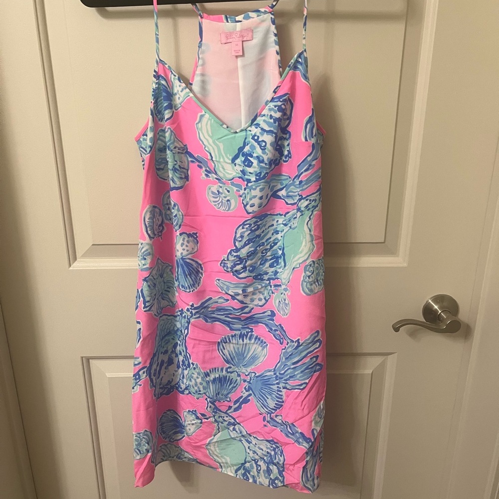 Pink and Blue Floral Lilly Pulitzer Dress
